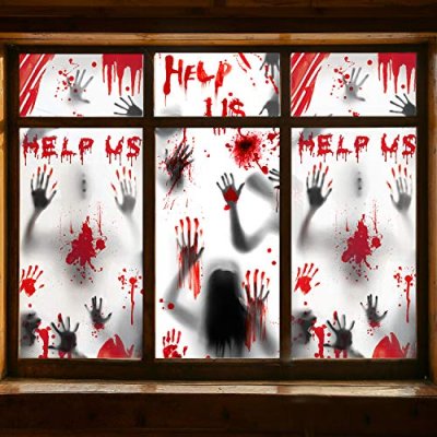 Zombie Window Decorations