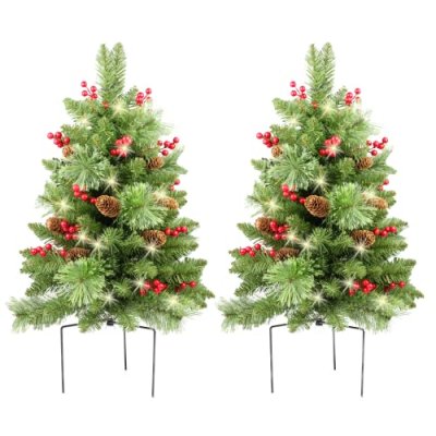 HomeKaren Prelit Christmas Tree