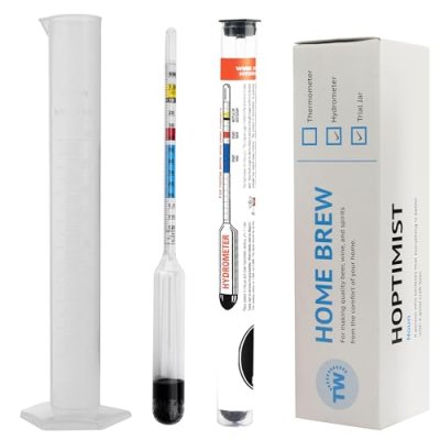 Home Brew Hydrometer with Included 100 Millimeter…