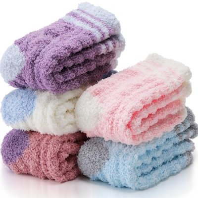 ANTSANG Women's Fluffy Socks