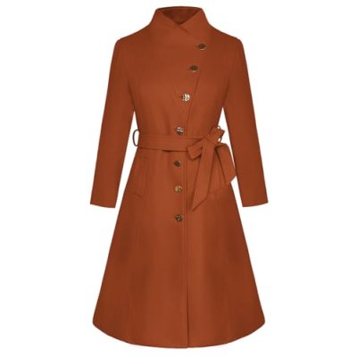 GRACE KARIN Women's Trench Coat Long sleeves…
