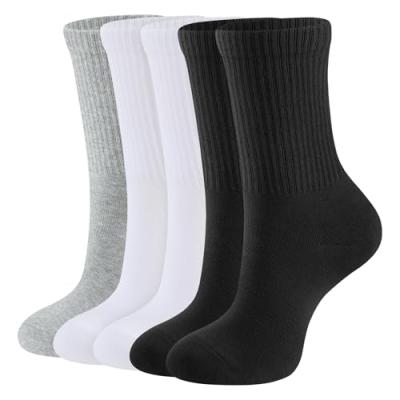 CLOSEMATE Women's Crew Socks, Pack of 5