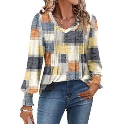 CHICZONE Women's Puff Long Sleeve Tops for…