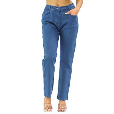 MYT Womens Side Elastic Waist Jeans Ladies…