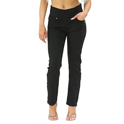 MYT Womens Elasticated High Waist Jeans Trousers…