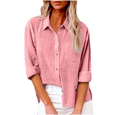 Womens Tops Autumn Cardigans Long Sleeve Button…