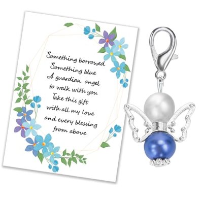 Something Blue For Bride To Be On Wedding Day -…