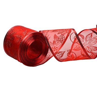 Jomnvo Christmas Ribbon, 10 Yards
