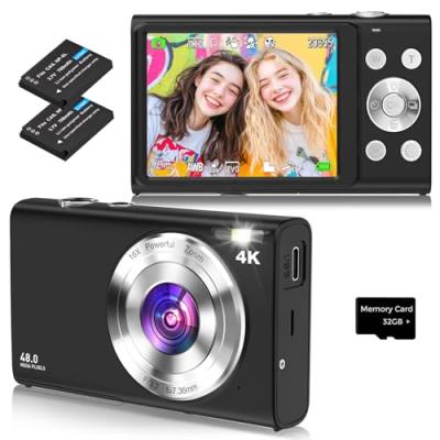 Compact Digital Camera with 4K Autofocus