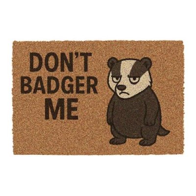 CKB LTD Don't Badger Me Novelty Doormat Unique…