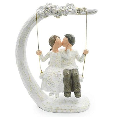 Aoneky Love Couple Kissing Sculpture