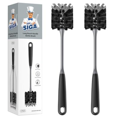 MR.SIGA Long Handle Bottle Brush