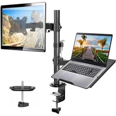 HUANUO Monitor Arm with Laptop Tray