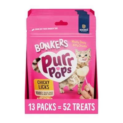 Bonkers Purrpops Cat Treats