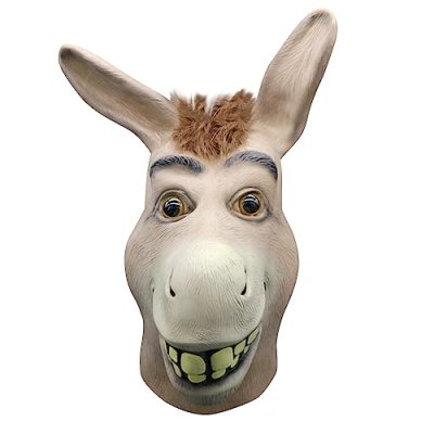 SINSEN Donkey Head Mask Donkey Cosplay Latex Mask…