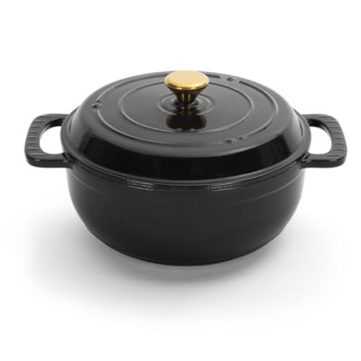 Bonnlo Cast Iron Dutch Oven