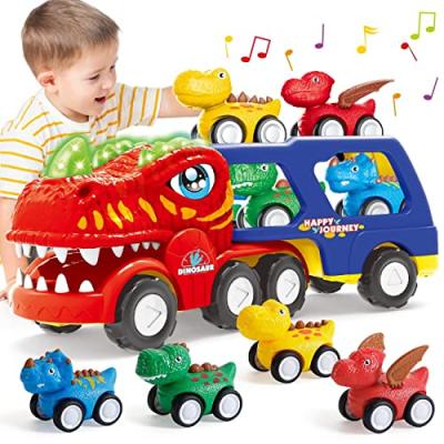 INSTOY Monster Truck and Dinosaur Toys