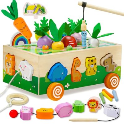 Montessori Wooden Sensory Toddler Toys