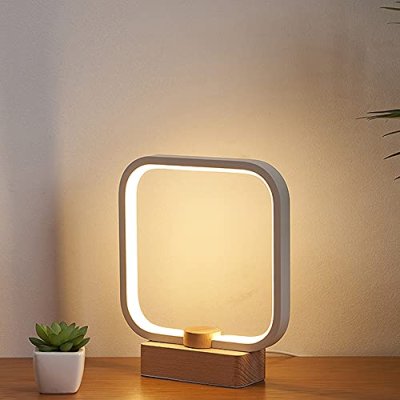 LED Wood Table Lamp