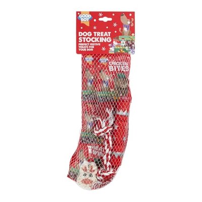 Good Boy Christmas Dog Stocking With 5 Treats & 2…