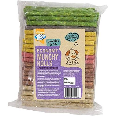 Goodboy 100 Assorted Rolls Dog Chews 125 mm x 7-8…