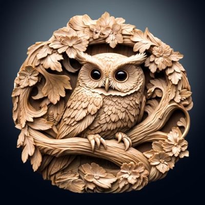 Wooden 3D Owl Puzzle