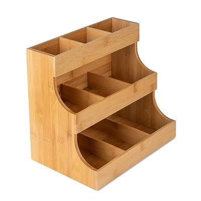 Wooden Tea and Capsule Storage