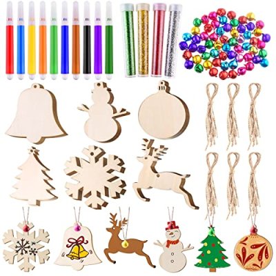 TUPARKA Wooden Christmas Ornaments