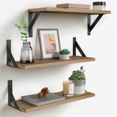 Wooden Floating Shelves