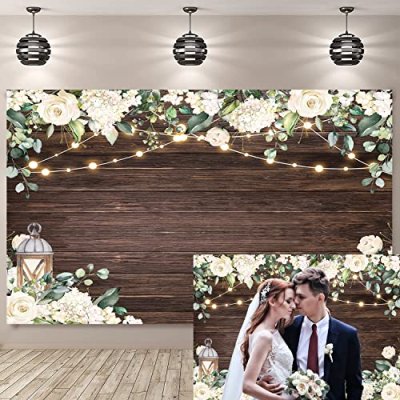 Wooden Floral Backdrop