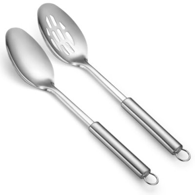 Cooking Spoons Set, ReaNea Slotted Serving Spoon…