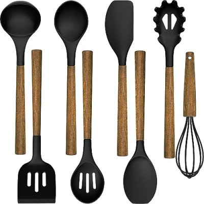 Cooking Utensils Set, 8 PCS Kitchen Utensil Set…