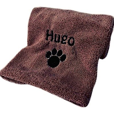 Hoolaroo Personalised Dog Towel Custom Dog Gifts…