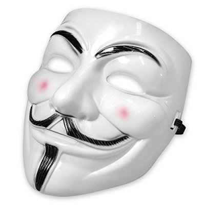 Boolavard Hackers Mask White V for Vendetta…