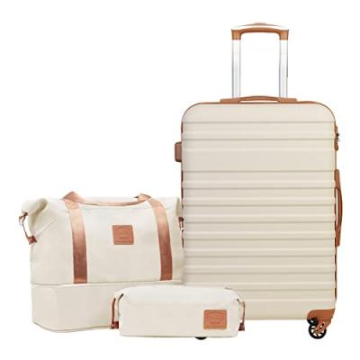 Coolife Suitcase Trolley Carry On Travel Bag
