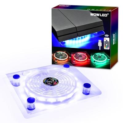WOWLED RGB Cooling Fan Pad Stand