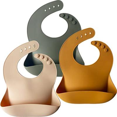 Moonkie Baby Bibs, Silicone Feeding Bibs