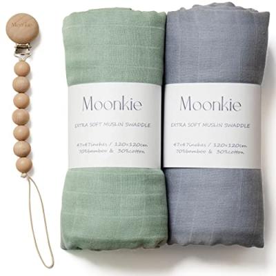 Moonkie Muslin Swaddle Blanket Set