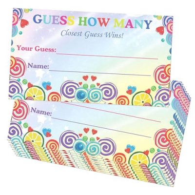 Wootile Candy Guessing Cards