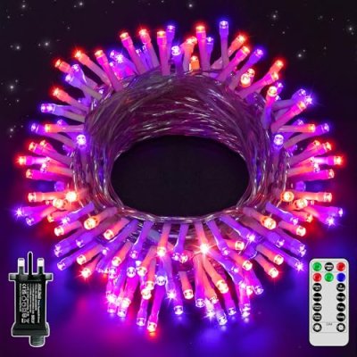 Hopexy Halloween Decorative Fairy Lights Orange…