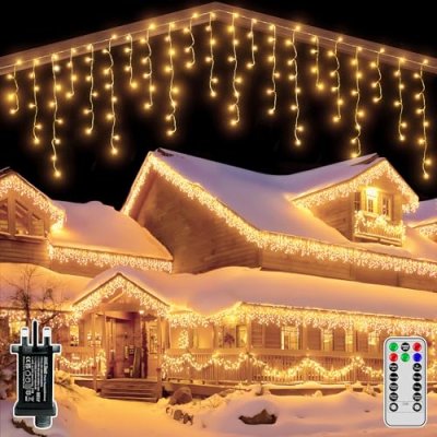 Hopexy Icicle Christmas Lights