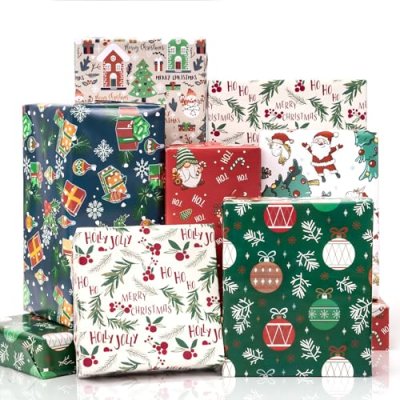 Toptime Christmas Wrapping Paper
