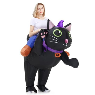 Poptrend Inflatable Cat Costume for Adult Kids,…