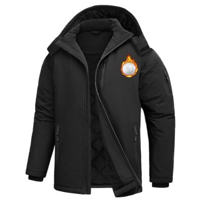 Voqeen Mens Jackets Winter Water Repellent…