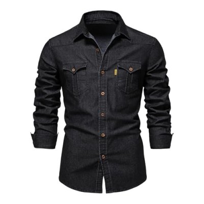 Morbuy Men's Denim Shirt
