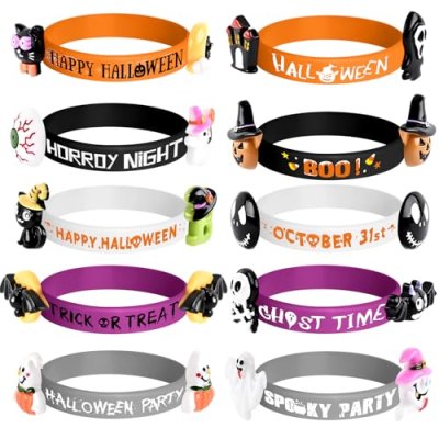 Morcheiong Halloween Wristbands