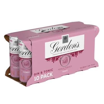 Gordon's Pink Gin & Tonic Cans