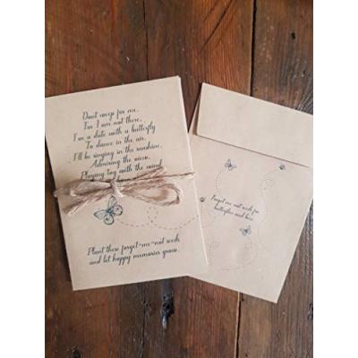 Forget-Me-Not Seed Packet Favour Envelopes