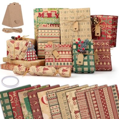 Woric Christmas Wrapping Set