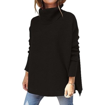 Hormtaer Women's Turtleneck Jumpers Casual Ladies…